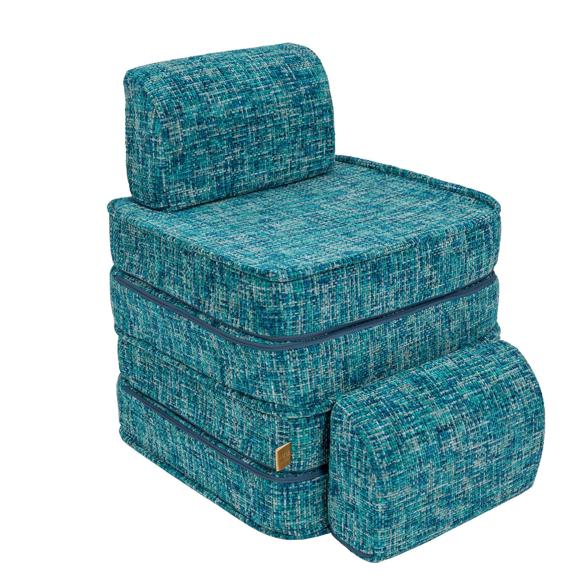Modulaire Kinderbank Lagoonblauw Comfortabel Voor Kinderen by MeowBaby