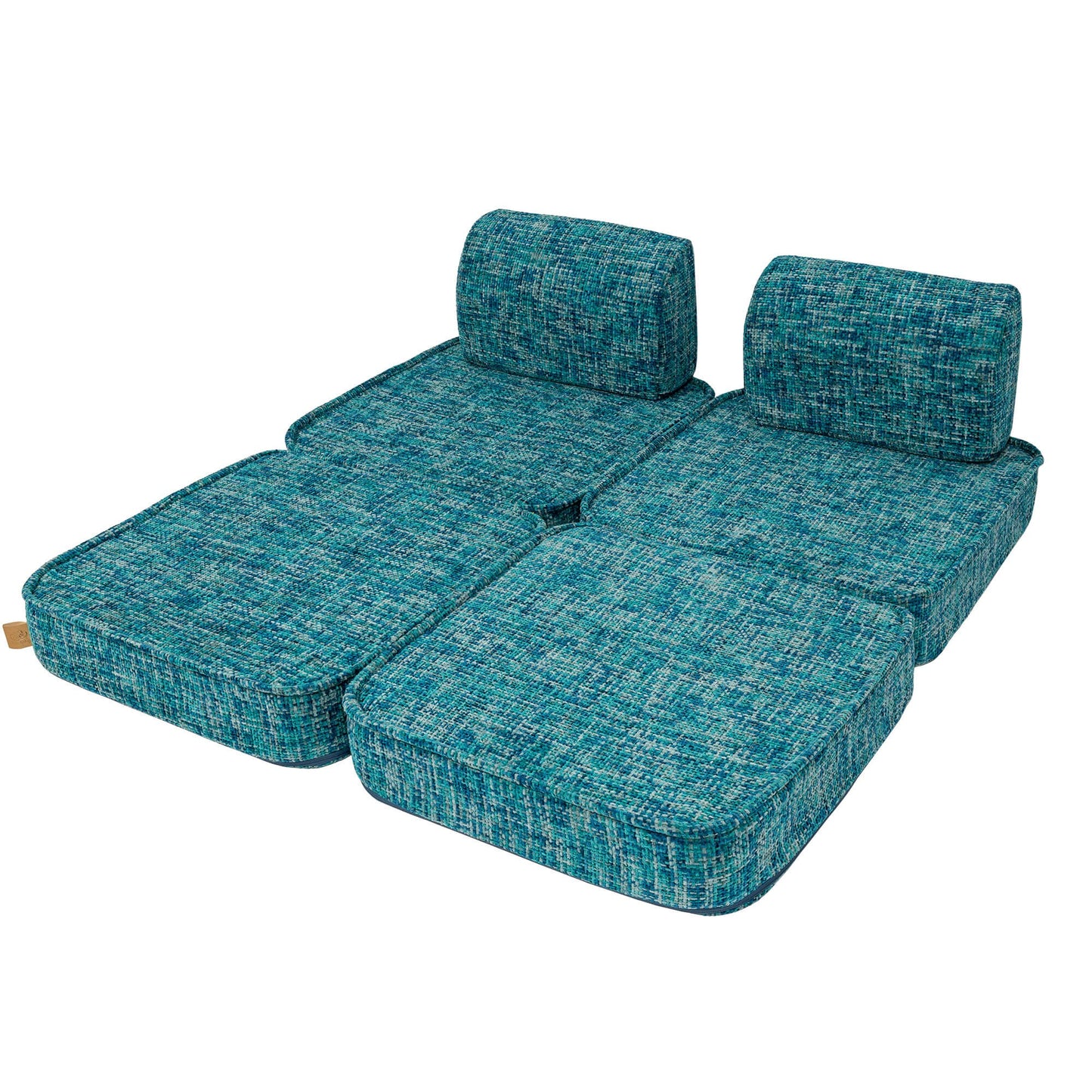 Modulaire Kinderbank Lagoonblauw Comfortabel Voor Kinderen by MeowBaby
