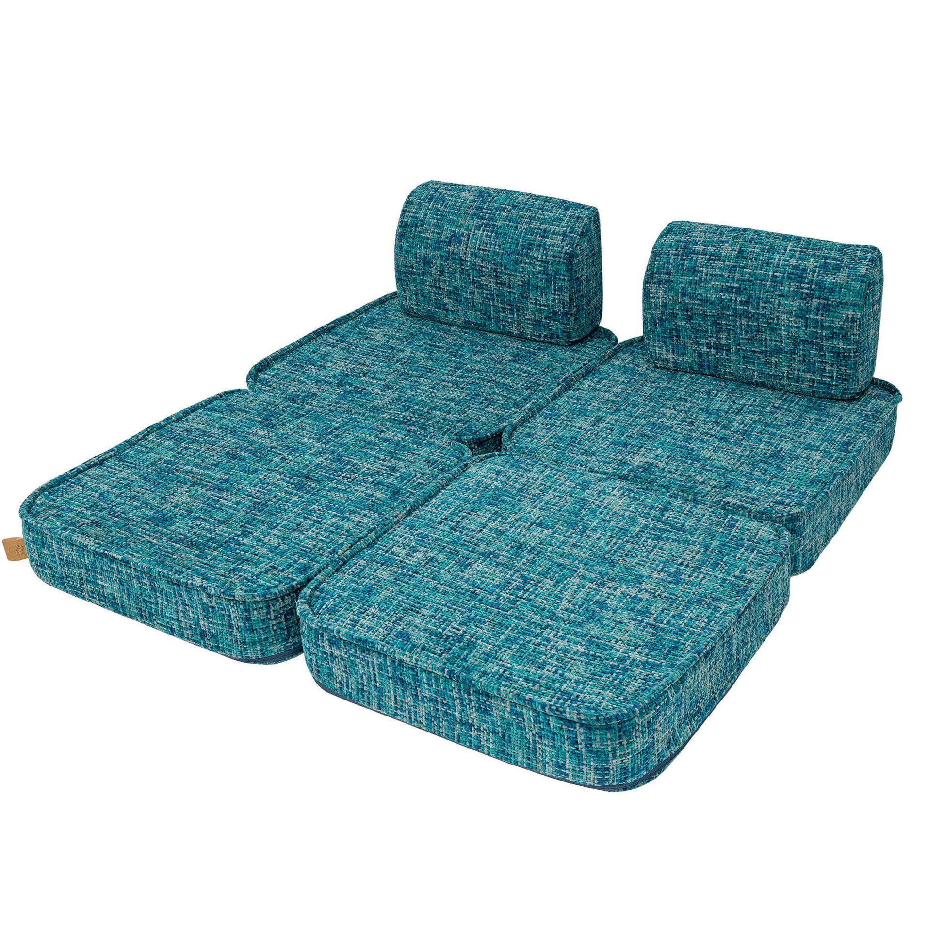 Modulaire Kinderbank Lagoonblauw Comfortabel Voor Kinderen by MeowBaby