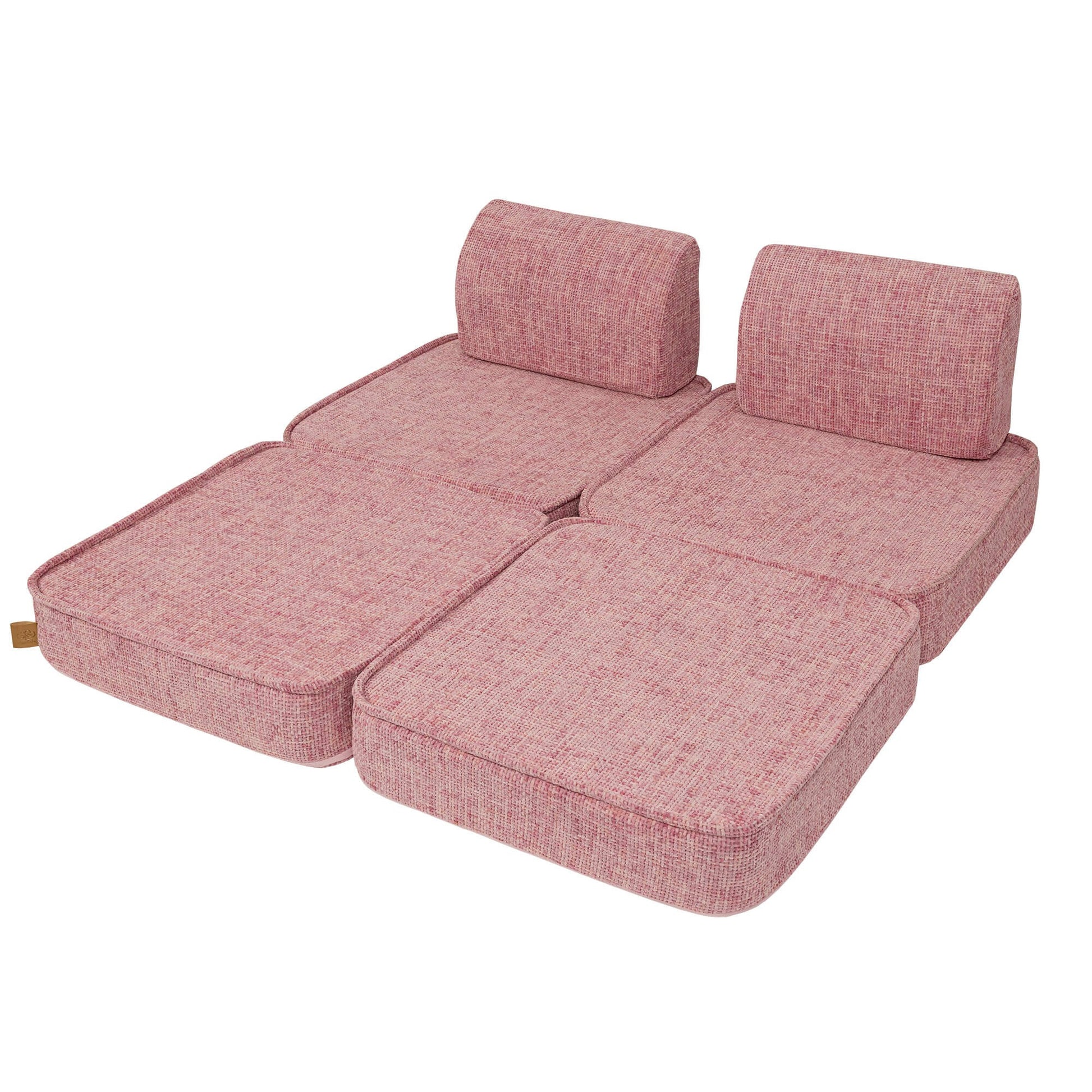 Modulaire Kinderbank Zacht Comfortabel Bubblegum Roze by MeowBaby