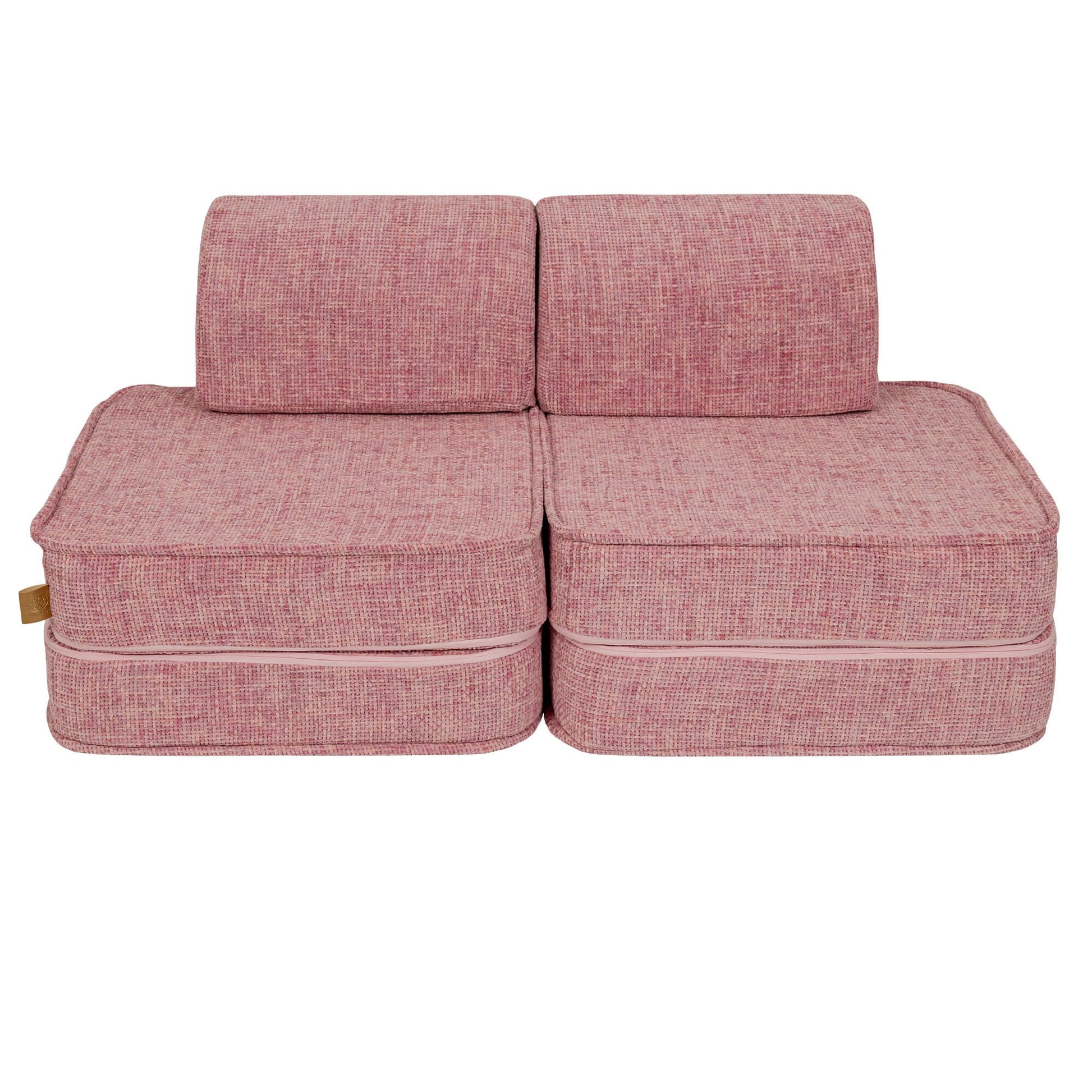 Modulaire Kinderbank Zacht Comfortabel Bubblegum Roze by MeowBaby
