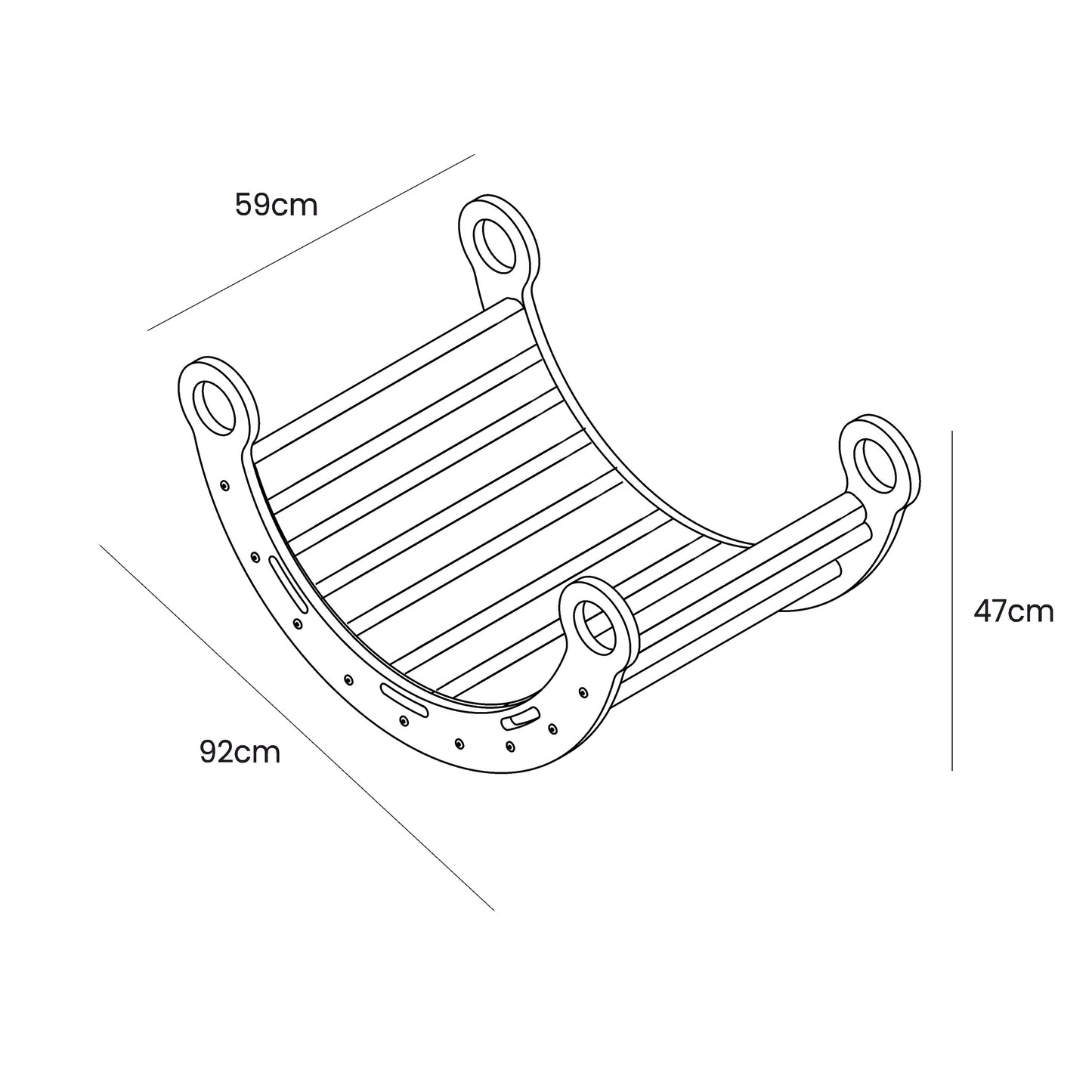 Schommel Speeltoestel Bewegend Ontwikkeling Kinderen Veilig by MeowBaby