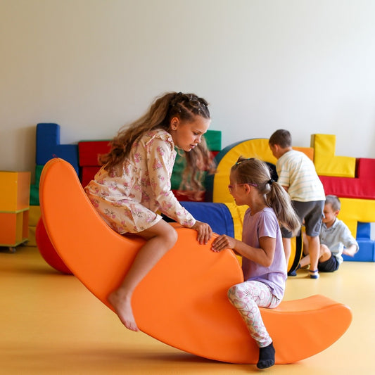 Zachte Speel Rocker Dubbel Buddy Wit Voor Kinderen by IGLU