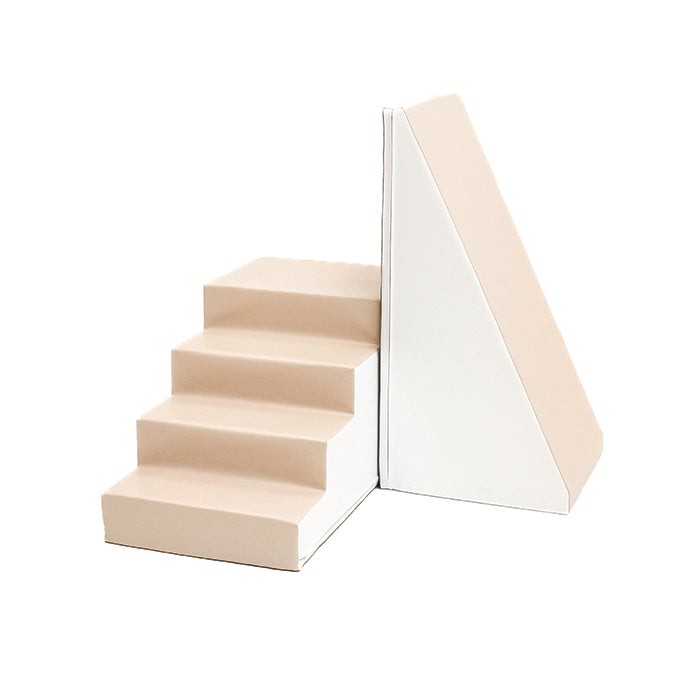 Zachte Speelset Trap Glijbaan Beigekleurig Speelplezier by IGLU