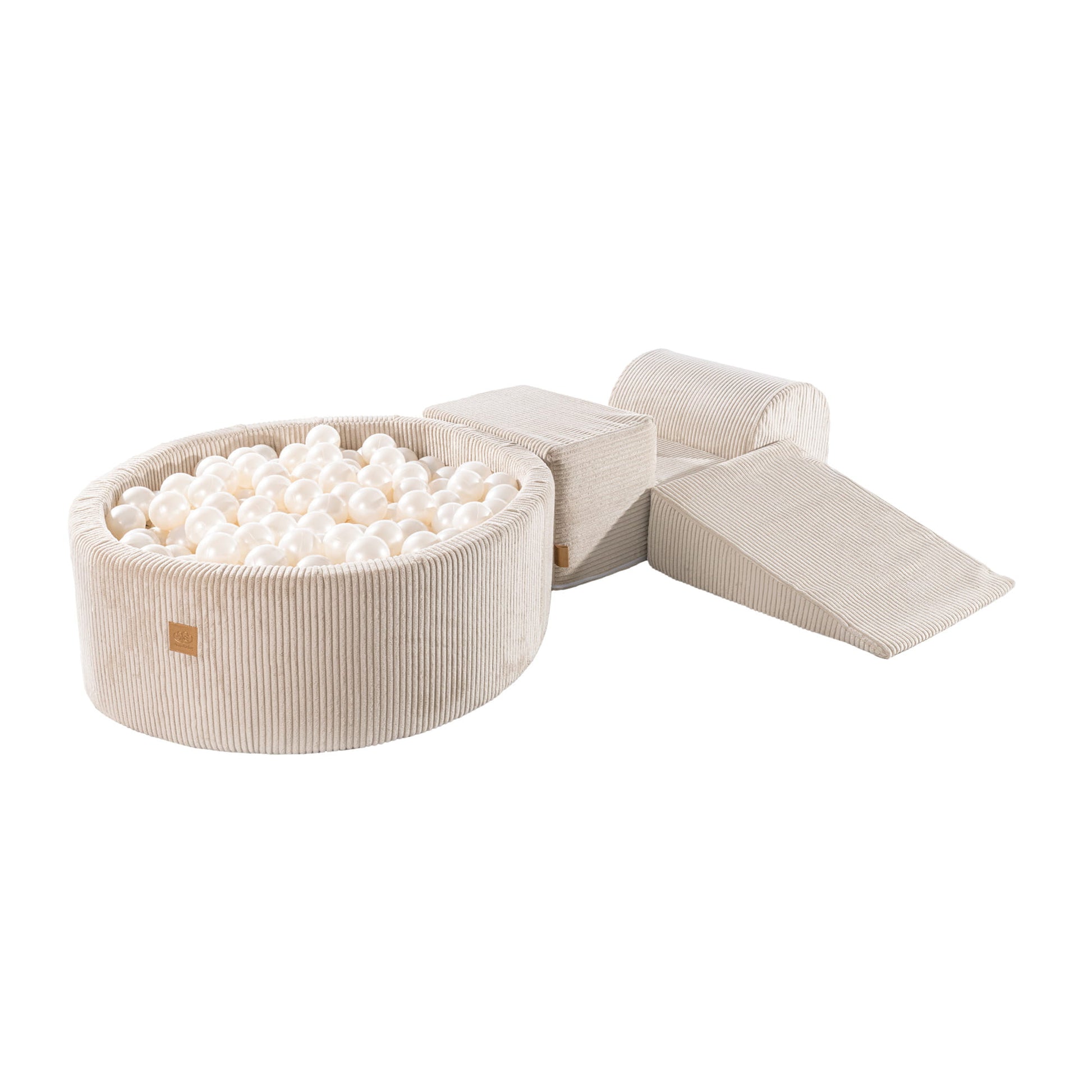 Speelset Ballenbak Modulair Ecru Wit Parelaccessoire by MeowBaby