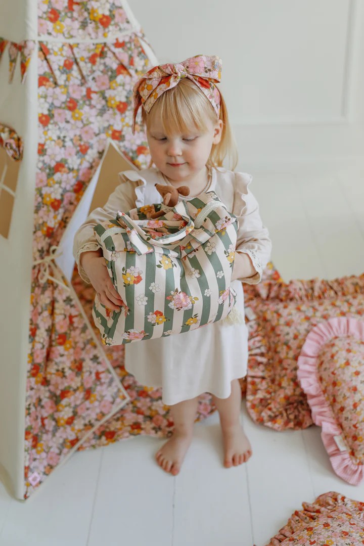 Katoenen Tipi Bloemenprint Tuin Speelruimte Decoratie by moi mili