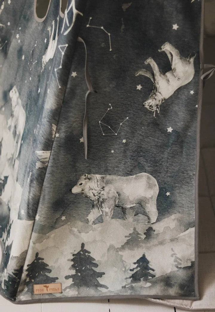 Tipitent Sterrenpatroon Dierenillustratie Winternacht by moi mili