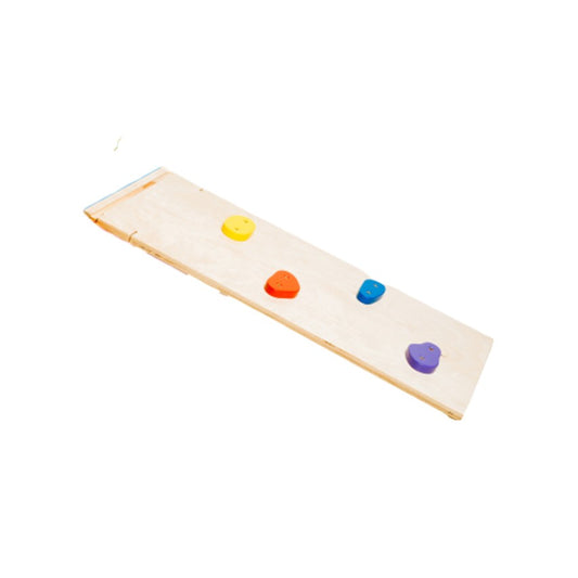 Berken Multiplex Regenboog Oprit Sway Met Klimstenen by Family-scl