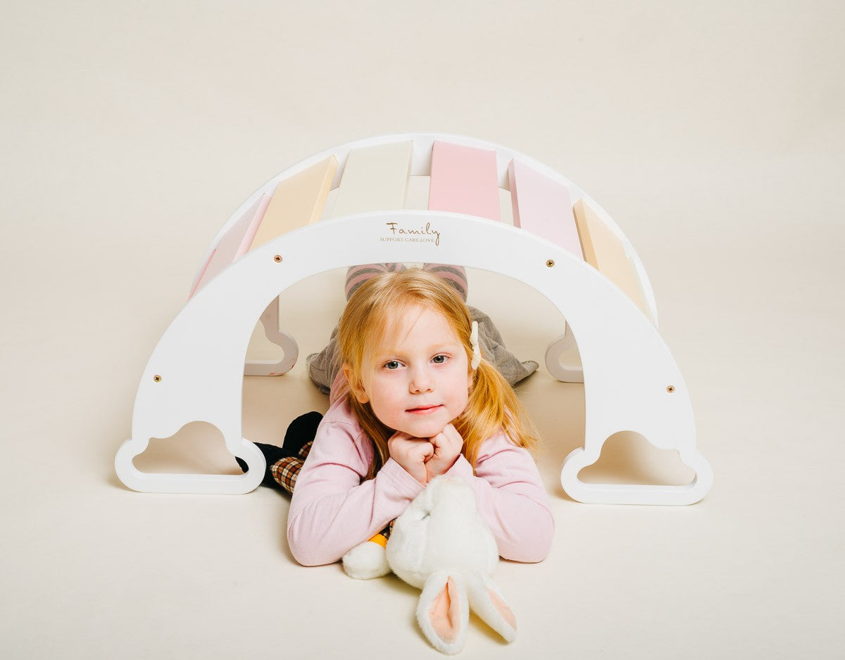 Klimtoestel Regenboog Speeltoestel Voor Kinderen Buiten by Family-scl