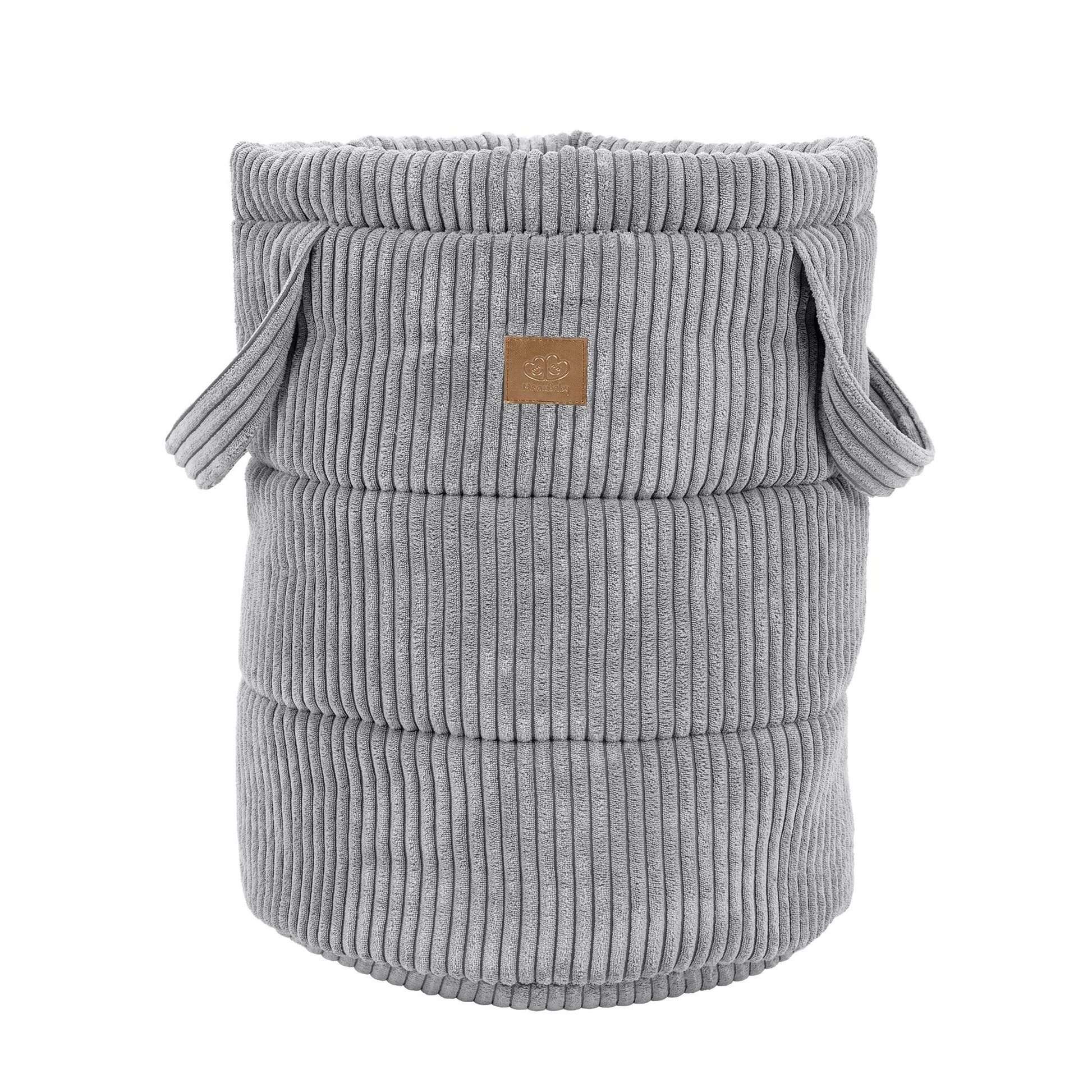 Opbergmand Speelgoed Zachte Korduroy Grijs Praktisch by MeowBaby