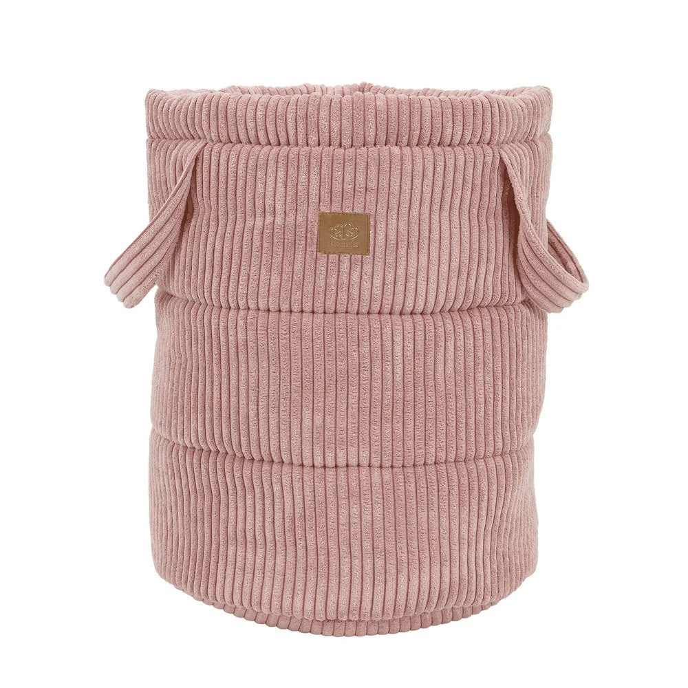 Stijlvolle Opbergmand Speelgoed Korduroy Poederroze Licht by MeowBaby