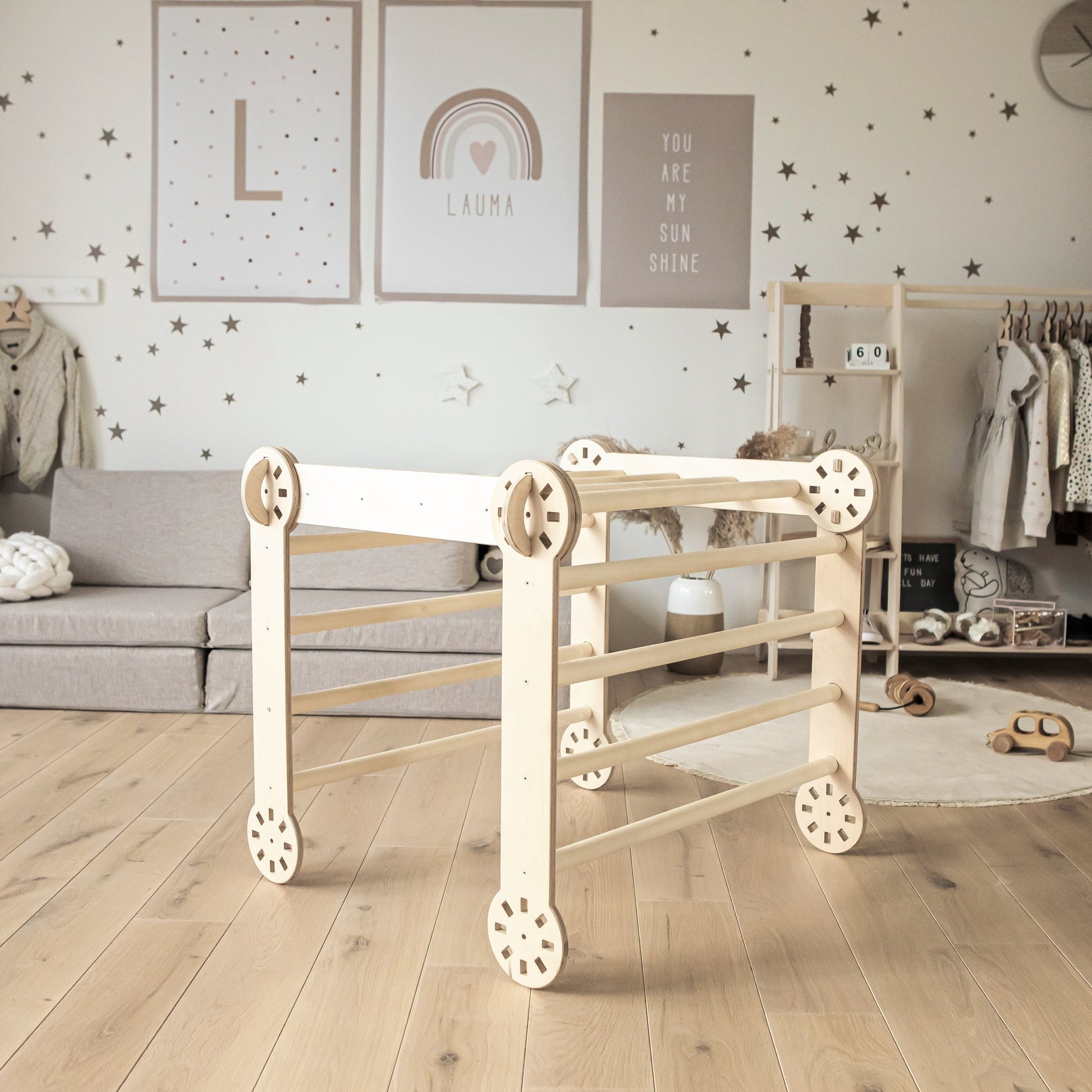 Opvouwbare Klimdriehoek Montessori Compact Binnen Speelgym by Montessori House Bed