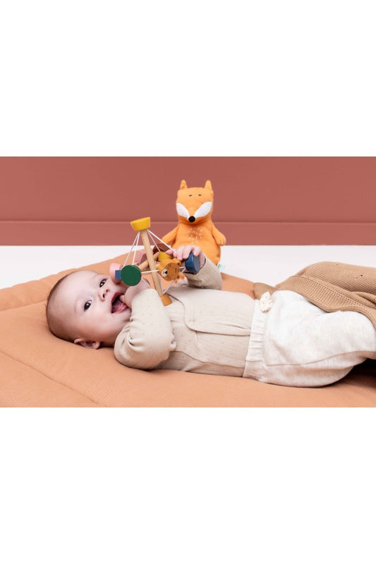 Houten Activiteitsbal Kindveilig Educatief Kleurrijk by Trixie Baby