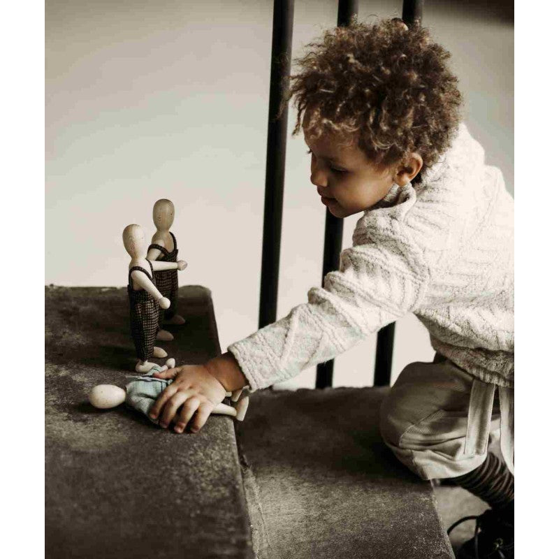 Beukenhouten Woody Pop Met Broek Bewegingsvrijheid by Wooden Story