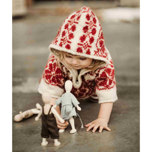 Beukenhouten Woody Pop Met Broek Bewegingsvrijheid by Wooden Story