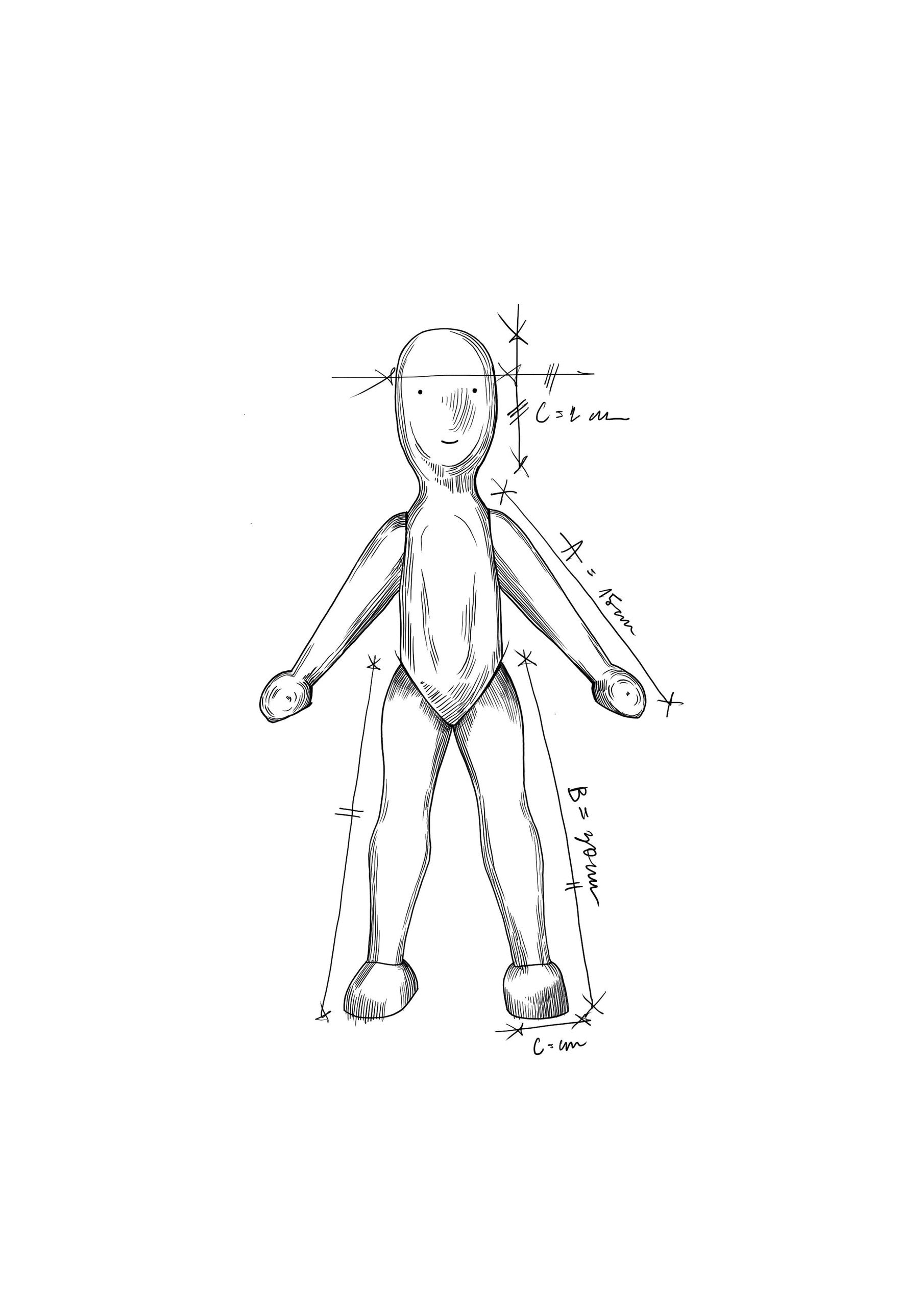 Beukenhouten Woody Pop Met Broek Bewegingsvrijheid by Wooden Story