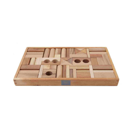 Houten Blokkenset | Naturel (54-delig) by Wooden Story