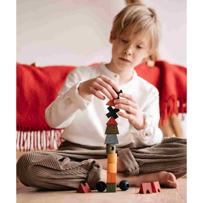 Houten Hek Legpuzzel | Kleuren by Wooden Story