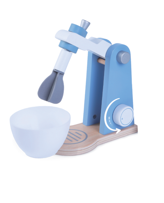 Houten Mixerset Voor Creatief Bakspel Kinderspeelgoed by Gerardo's Toys