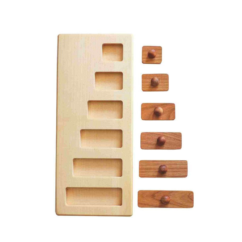 Houten Legpuzzel Blokken Motorische Ontwikkeling Educatief by Wooden Story