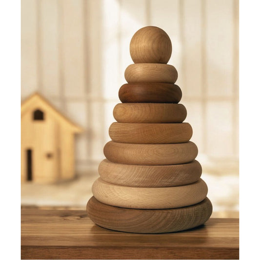 Ronde Piramide | Naturel by Wooden Story