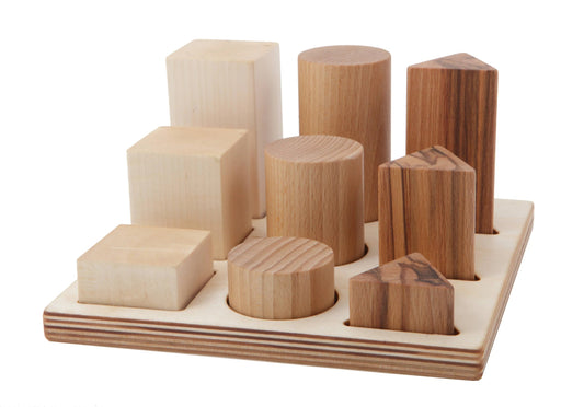 Houten Vormsorteer Blokken XL Educatiefmateriaal Pakket by Wooden Story