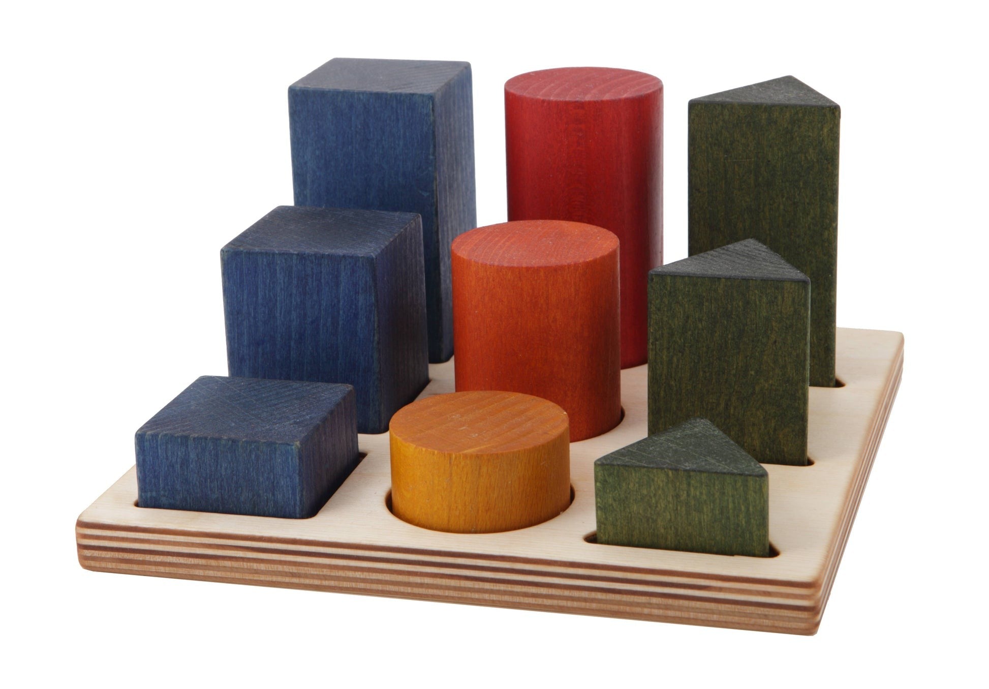 Houten Vormsorteerblokjes Educatieve Kleurenreeks XL Set by Wooden Story