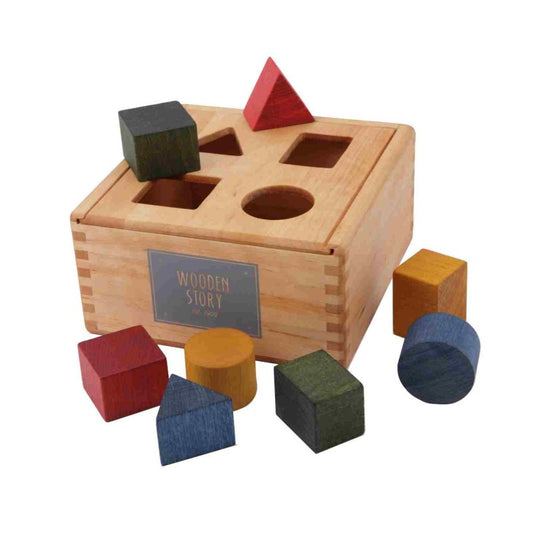 Houten Vormenstoof Kleuren Educatief Speelgoed Motoriek by Wooden Story