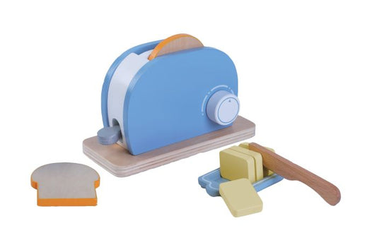 Houten Broodrooster Speelset Met Onderdelen Compleet by Gerardo's Toys