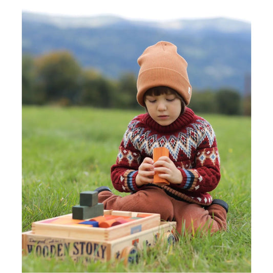 Houten Wagentje Ruime Laadruimte Muisdetails Verborgen by Wooden Story