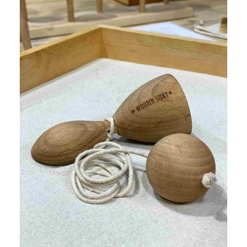 Houten Slinger- en Vang Spel by Wooden Story