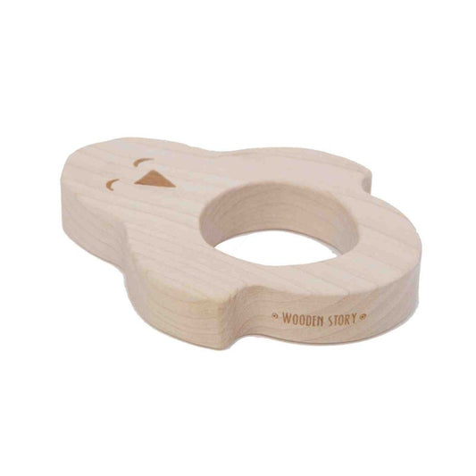 Houten Bijtring | Pinguïn by Wooden Story