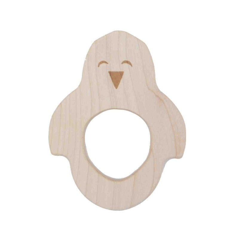 Houten Bijtring | Pinguïn by Wooden Story