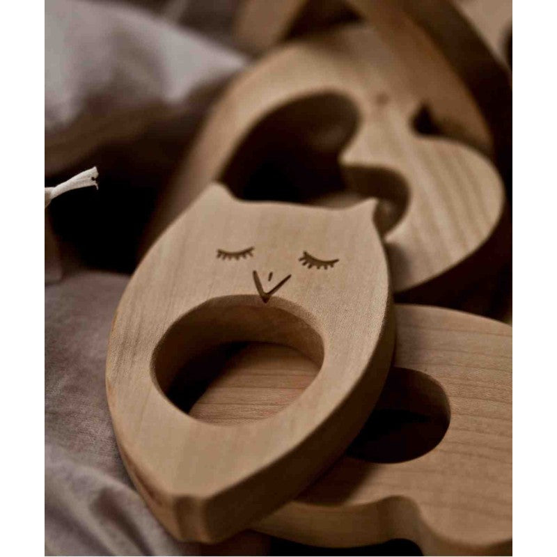 Houten Bijtring | Pinguïn by Wooden Story