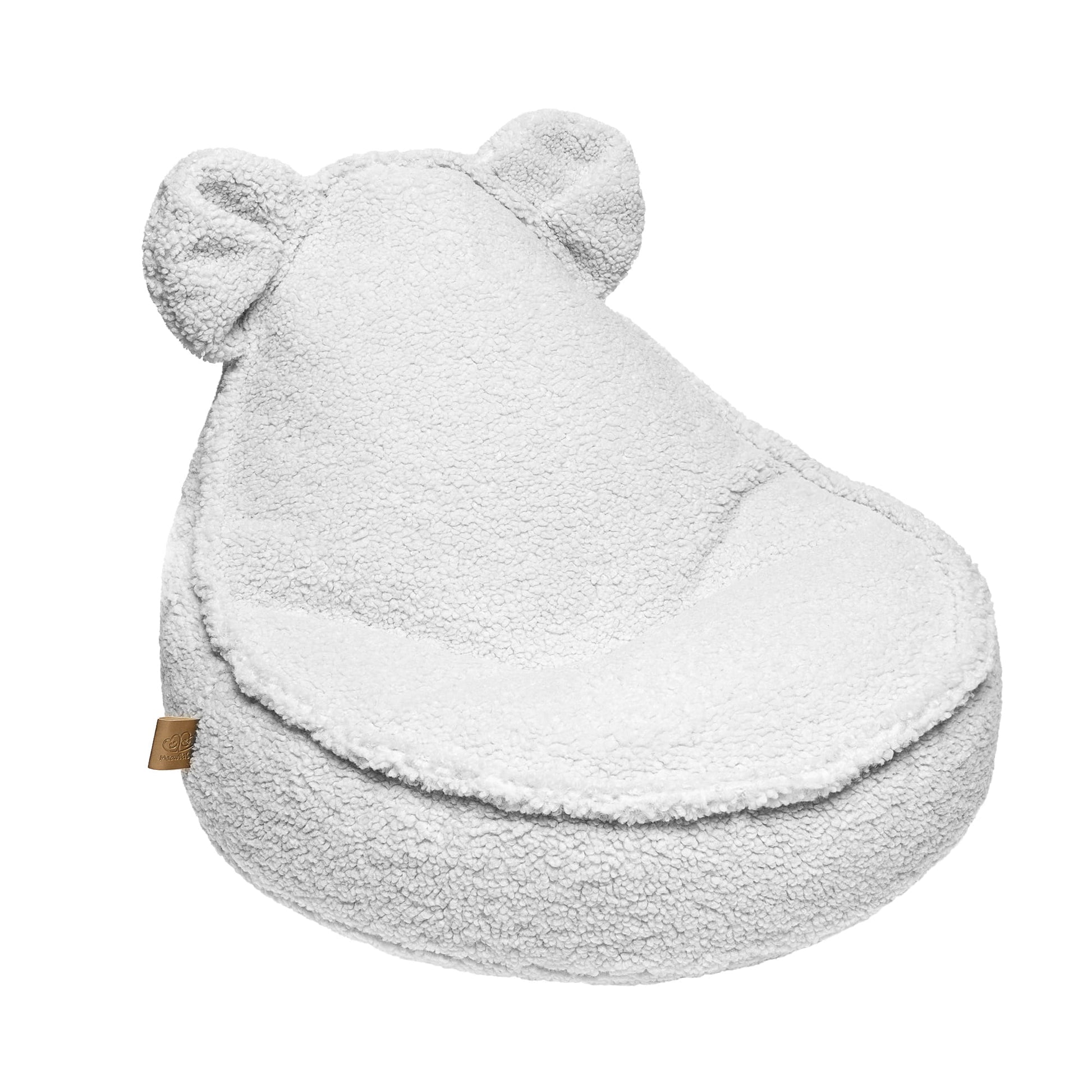 Poefbankje Opbergzak Knuffelbeer Wit Sako Speelplezier by MeowBaby