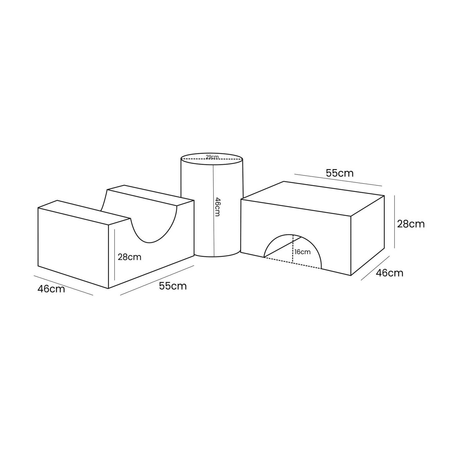 Vormset Drie Elementen Ontdekkingsgerichte Voor Kinderen by MeowBaby