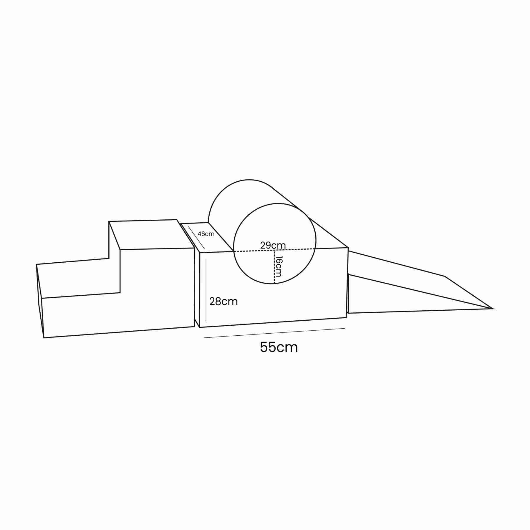 Bearly Vormenset Creatieblok Vierkante Elementen Ecru by MeowBaby