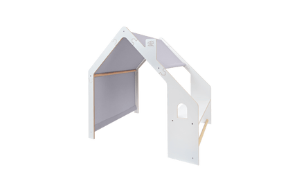 HoutenSpeel Speelhuis WitMet BlauweDak Decoratie Kinderen by MeowBaby