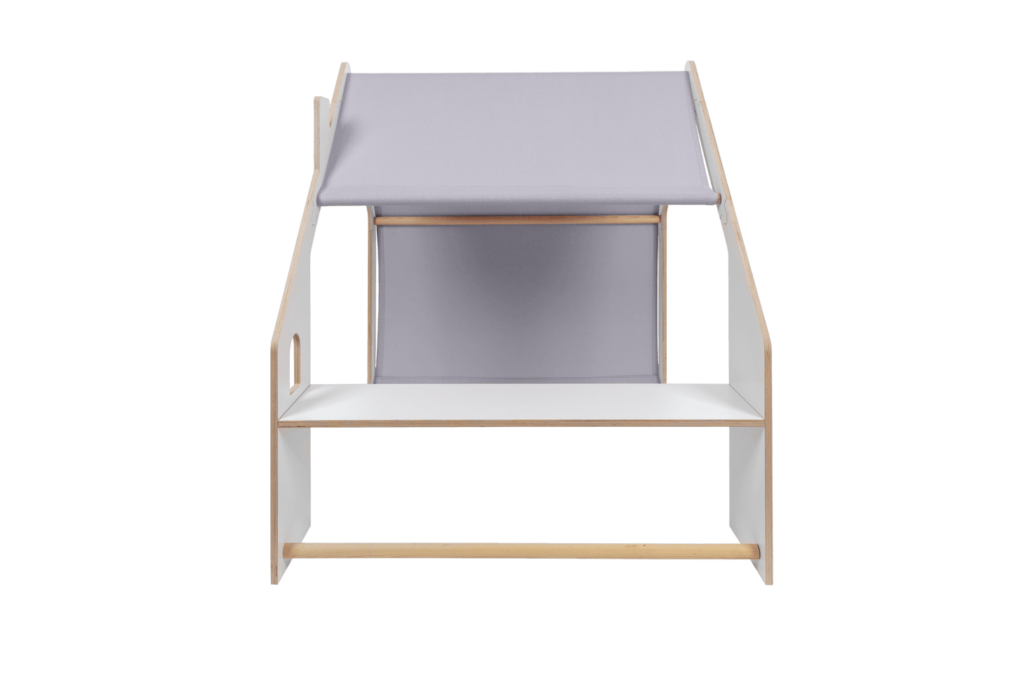 HoutenSpeel Speelhuis WitMet BlauweDak Decoratie Kinderen by MeowBaby