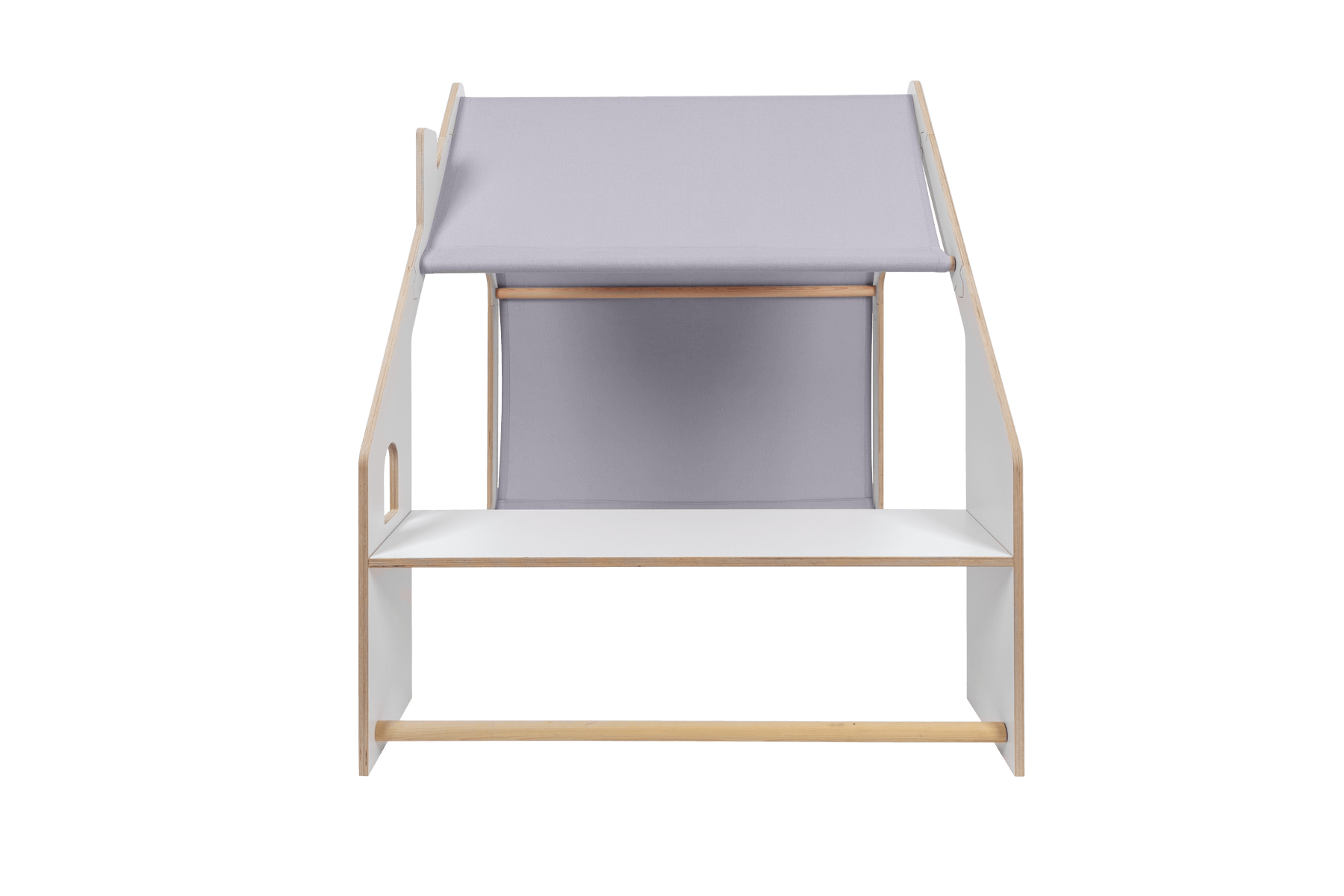 HoutenSpeel Speelhuis WitMet BlauweDak Decoratie Kinderen by MeowBaby