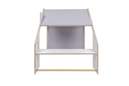 HoutenSpeel Speelhuis WitMet BlauweDak Decoratie Kinderen by MeowBaby