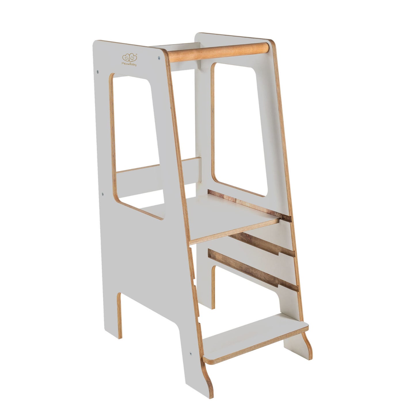 Multiplex Keukenhulp Scandinavisch Grijs DrietrapsVerstelling by MeowBaby