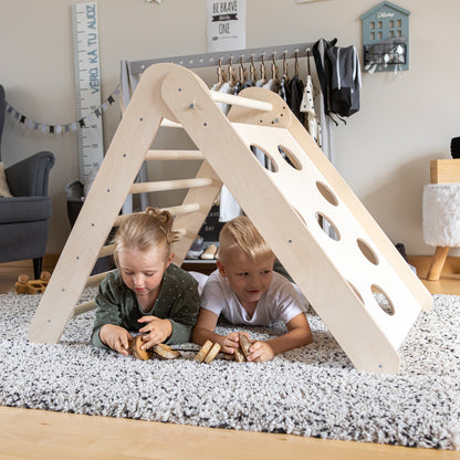 Montessori Klimdriehoek Inklapbaar 2in1 Ruimtebesparend by Montessori House Bed