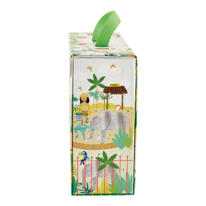 Houten Speelbox Dieren Jungle Reisbaar Vervoerbaar by Floss & Rock