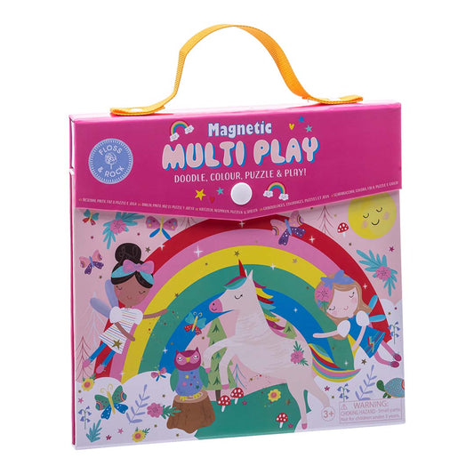Magnetische Speelset Met Activiteitenpakket Regenboog Fee by Floss & Rock