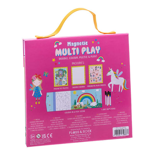 Magnetische Speelset Met Activiteitenpakket Regenboog Fee by Floss & Rock