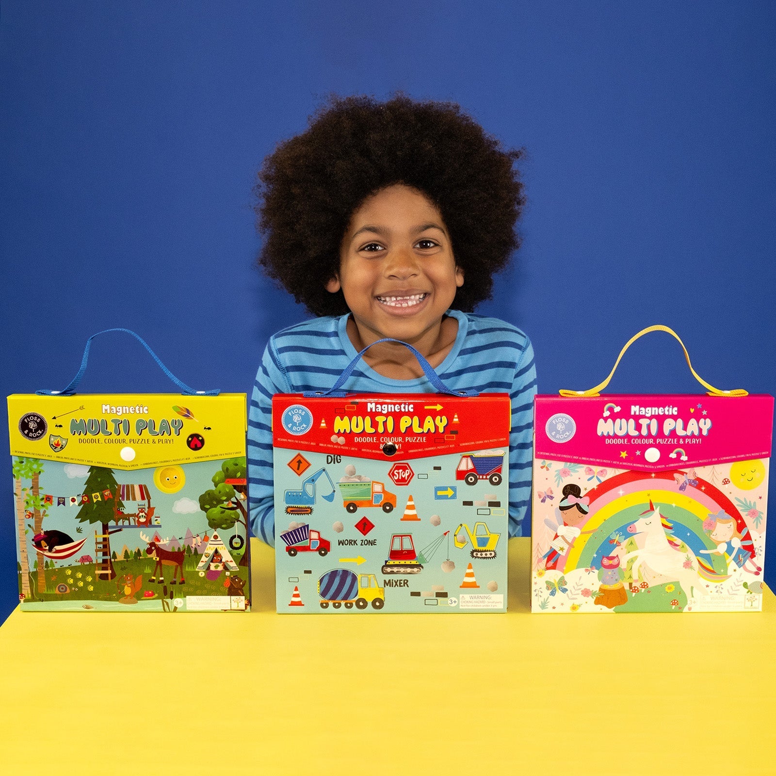 Magnetische Speelset Avontuur Puzzels Kleurstiften by Floss & Rock