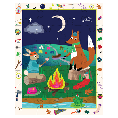 Magnetische Speelset Avontuur Puzzels Kleurstiften by Floss & Rock