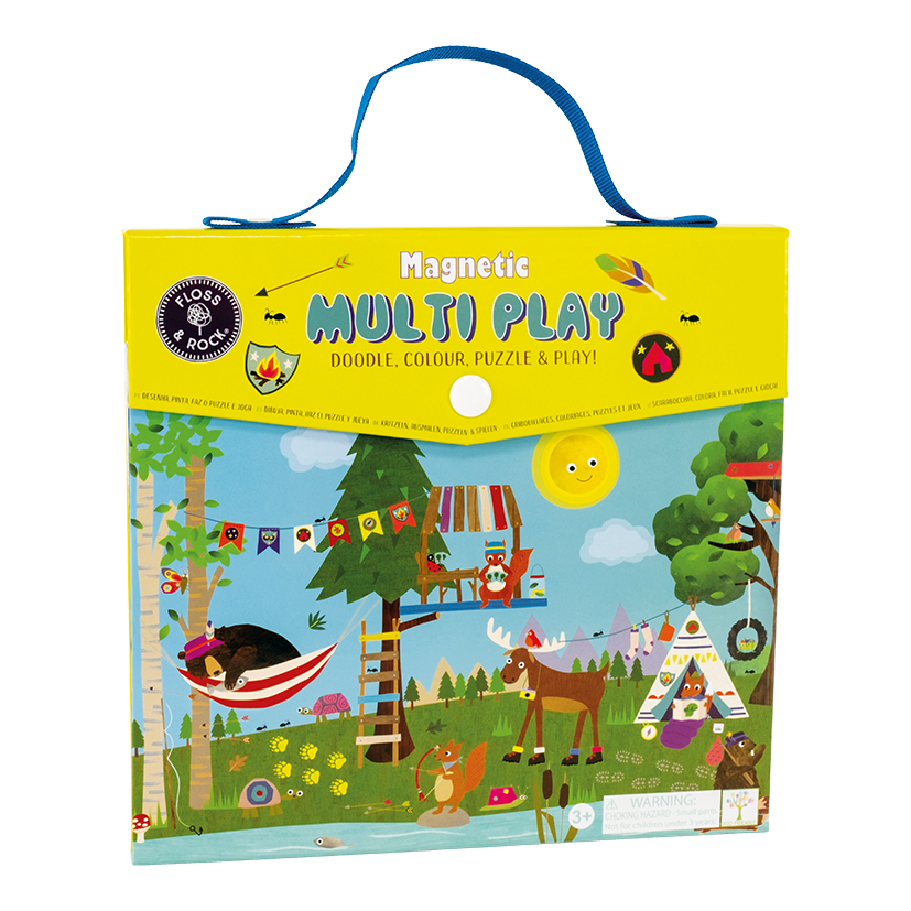 Magnetische Speelset Avontuur Puzzels Kleurstiften by Floss & Rock