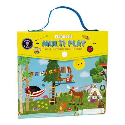 Magnetische Speelset Avontuur Puzzels Kleurstiften by Floss & Rock
